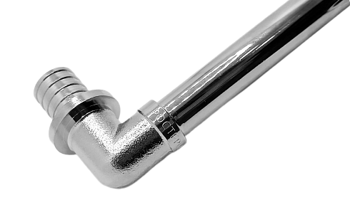 Трубка L-образная для подключения радиатора L=300 мм, L=750 мм